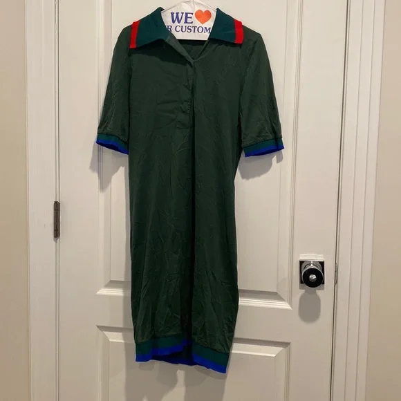 acne studios green dress Acne Studios – Acne Studios Ruched Midi Dress in Barcelona or Shop Online  Mujer 721-000361 01 main image 1